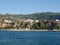 View of houses and hotels on the cliffs in Sorrento. Gulf of Naples, Campania,