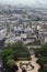 View of the houses and streets of Paris from the bell tower of the Church of Notre Dame