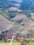 view of houses in village in terraced field