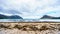 View of Hout Bay on the north west part of the Cape Peninsula in the Western Cape province of South Africa