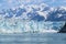 A view of the Hubbard Glacier calving in Russell Fjord in Alaska