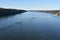 View of the Hudson River from Walkway over the Hudson, in Poughkeepsie, New York