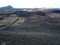 View from Hverfjall Volcano Crater on Iceland