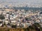 View of Hyderabad cityscape from Golkonda fort walls.