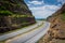 View of I-68 from a an overlook at Sideling Hill, Maryland.