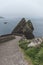 View from the iconic Dunquin harbour pier, the most westerly tip of the Dingle Peninsula in county Kerry