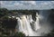 A view of the Iguazu Waterfalls