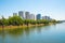 View Of Ile Aux Cygnes and Seine River in Paris