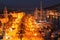 View on Illuminated Trogir in the Night, Croatia