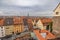 View from the Imperial Castle (Kaiserburg) over the rooftops of the old town (Altstadt).