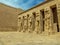 A view of the impressive temple ruins at Deir el-Shelwit near to Luxor, Egypt