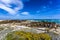 View at the Indian Ocean from the Southernmost Tip of Africa, Cape Agulhas, South Africa