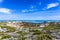 View at the Indian Ocean from the Southernmost Tip of Africa, Cape Agulhas, South Africa