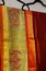 View of Indian woman dress saree or sari in display