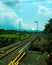 View of Indonesian railway