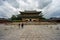 The view of the Injeongjeon Hall at Changdeokgung Palace in Seoul, South Korea