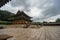 The view of the Injeongjeon Hall at Changdeokgung Palace in Seoul, South Korea