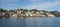 View from Inseli Park over Lake Lucerne towards Lucerne centre