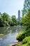 View from inside Central Park