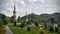 View inside courtyard of Maramures monastery