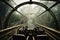 View from inside a rollercoaster