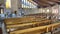 View from the inside of the temple of the sacred heart of Jesus in El Santuario, Mexico