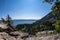 View from Inspiration Point in Grand Teton National Park, overlooking Jenny Lake