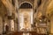 View at the Interior of Cathedral of Assumption of St.Mary in Bitonto - Italy