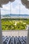 View of the interior garden of Himeji Castle