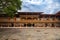 View of an interiors of a monastery in Bhutan, view of architecture of a religious temple in Asia