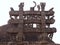 View of intricate front architraves and supporting pillars, Northern Gateway, Great Stupa, Sanchi Buddhist Complex, India