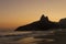 View of Ipanema Beach at Sunset, Rio de Janeiro, Brazil