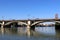 View of the Isabel II Bridge popularly called Puente de Triana in Seville, Spain.