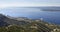View of Island Hvar over Vidova Gora on island Brac