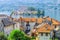 View of the island Isola San Giulio at the Lake Orta