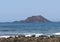 view of the island of Lobos, Canary Islands