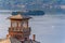 View of island madre on lake maggiore italy