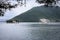 View of the Island of Our Lady of the Rock and the Island of Saint George, from Perast, located in the Bay of Kotor