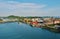 View of the island of Sentosa in Singapore.