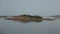 View of the islands in the Finnish Gulf, cloudy morning. Finland