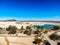 View From Islas Del Mar Golf Course Towards The Pinacate Biosphere