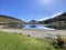 A view of the Isle of Arran in Scotland on a sunny day