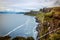 View of the Isle of Skye,  known for its rugged landscapes, picturesque fishing villages and medieval castles