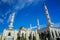 view of ismaili mosque in kelantan Malaysia