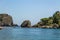 View of Isola Bella island and beach - Taormina, Sicily, Italy