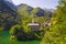 View of Isola Santa village in Garfagnana, Tuscany