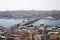 View on Istanbul and Galata bridge