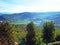 View of the Istrian truffle-rich forest and fertile fields in the Mirna river valley - Motovun, Croatia /Pogled na istarsku sumu