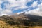 view of the iztaccihuatl volcano in Mexico puebla