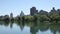 View from Jacqueline Kennedy Onassis Reservoir in Central Park, New York City